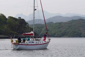 Maggie leaving Gairloch