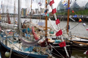 Part of the fleet at Quayside